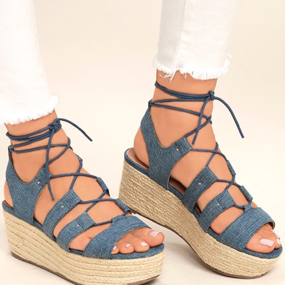 Steve Madden Shoes - Steve Madden Brayla in Denim